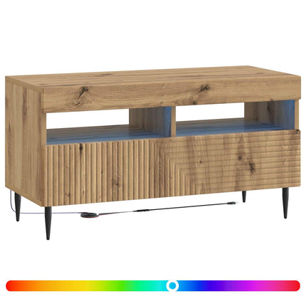 LED TV-skåp Artisan-ek Konstruerat trä
