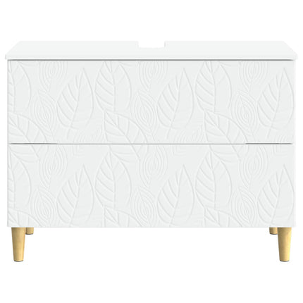Badrumsskåp med handfat DELFT Vit 82 x 41 x 59 cm