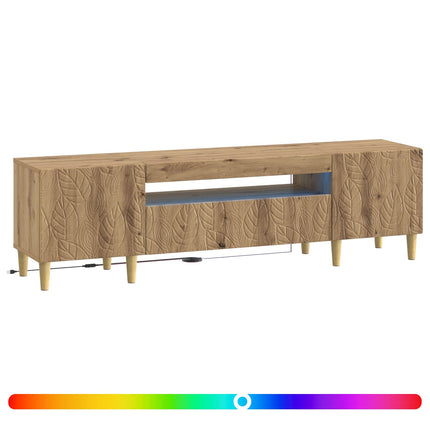 LED TV-skåp Artisan-ek Konstruerat trä