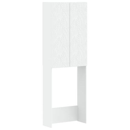 Toalett skåp DELFT Vit 66 x 25,5 x 190 cm Konstruerat trä
