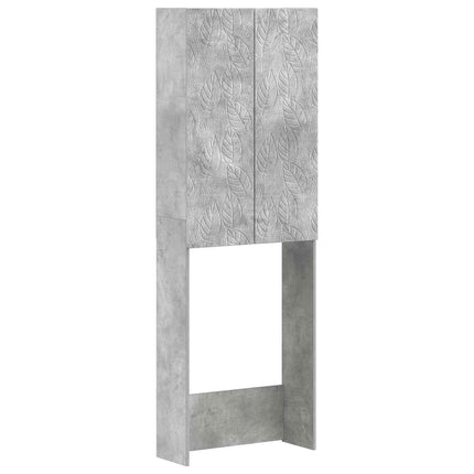 Toalett skåp DELFT Betonggrå 66 x 25,5 x 190 cm Konstruerat trä