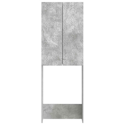 Toalett skåp DELFT Betonggrå 66 x 25,5 x 190 cm Konstruerat trä