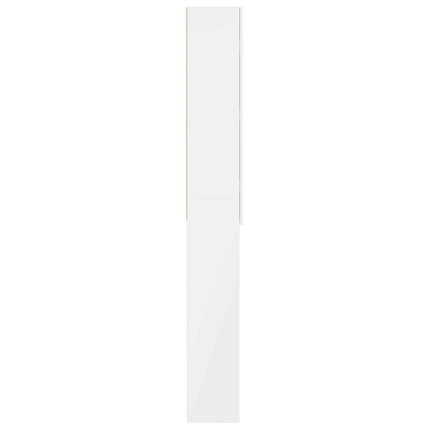 Toalett skåp DELFT Vit högglans 66 x 25,5 x 190 cm
