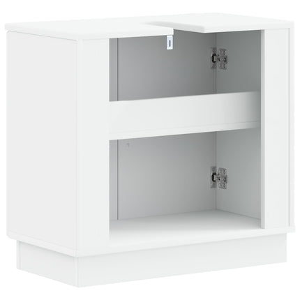 Badrumsskåp med handfat HOORN Vit 59,5 x 31,5 x 56 cm