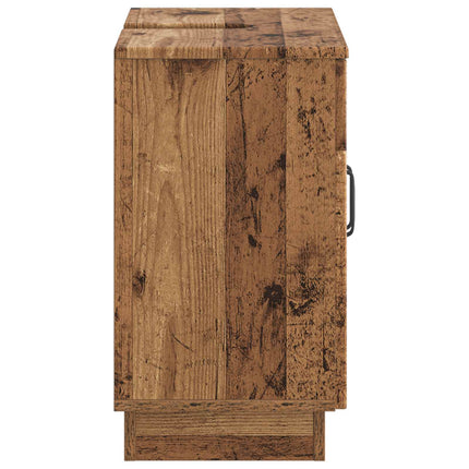 Badrumsskåp med handfat HOORN Gammalt trä 59,5 x 31,5 x 56 cm