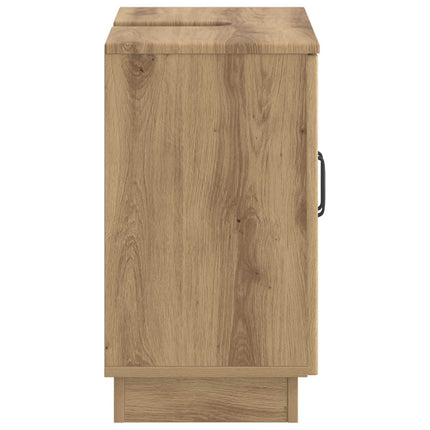 Badrumsskåp med handfat HOORN Artisan-ek 59,5 x 31,5 x 56 cm