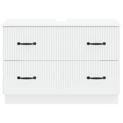 Badrumsskåp med handfat HOORN Vit 82 x 41 x 56 cm