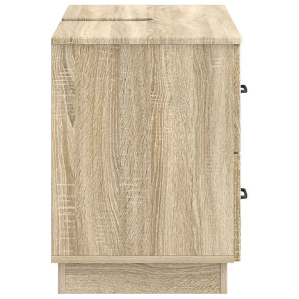 Badrumsskåp med handfat HOORN Sonoma-ek 82 x 41 x 56 cm