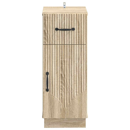 Badrumsskrubb HOORN Sonoma-ek 30 x 31 x 77 cm Konstruerat trä