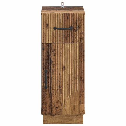 Badrumsskrubb HOORN Gammalt trä 30 x 31 x 77 cm Konstruerat trä