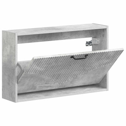 Väggmonterad skoskåp HOORN 71 x 17 x 43 cm Konstruerat trä