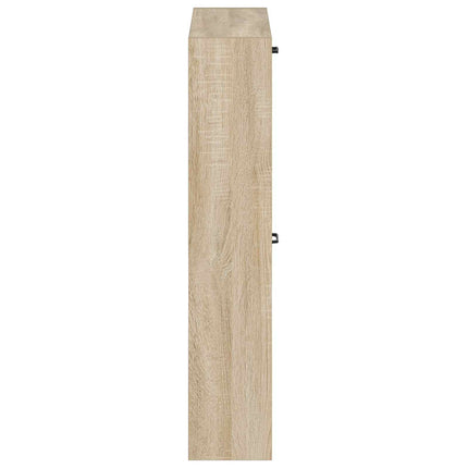 Väggmonterad skoskåp HOORN 71 x 17 x 86 cm Konstruerat trä