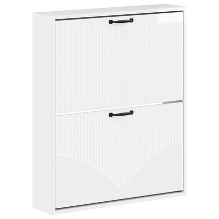 Väggmonterad skoskåp HOORN 71 x 17 x 86 cm Konstruerat trä