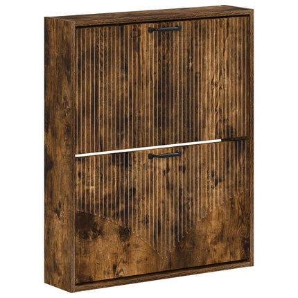 Väggmonterad skoskåp HOORN 71 x 17 x 86 cm Konstruerat trä