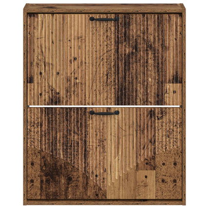 Väggmonterad skoskåp HOORN 71 x 17 x 86 cm Konstruerat trä