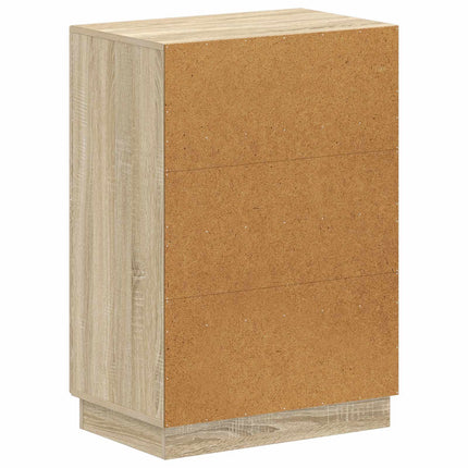 Skoskåp HOORN 59,5 x 39,5 x 87 cm Konstruerat trä Sonoma-ek