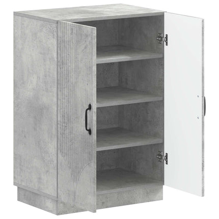 Skoskåp HOORN 59,5 x 39,5 x 87 cm Konstruerat trä Betonggrå