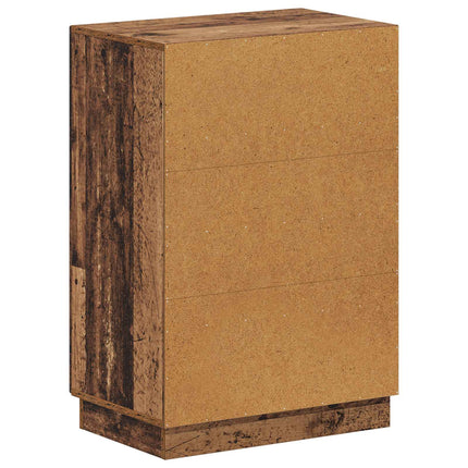 Skoskåp HOORN 59,5 x 39,5 x 87 cm Konstruerat trä Gammalt trä