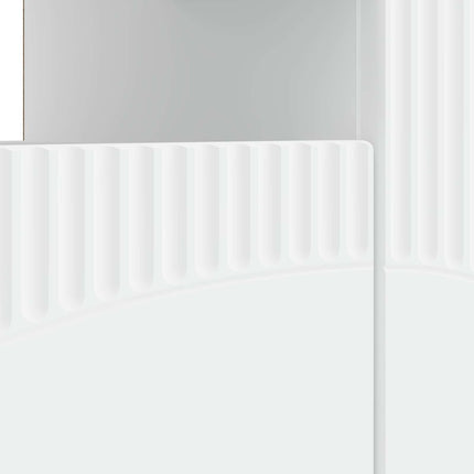 LED TV-skåp Vit Konstruerat trä