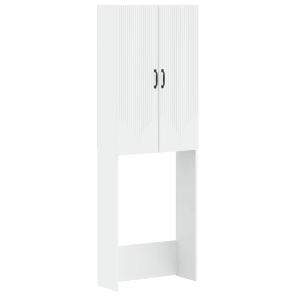 Toalett skåp HOORN Vit 66 x 25,5 x 190 cm Konstruerat trä