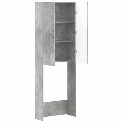 Toalett skåp HOORN Betonggrå 66 x 25,5 x 190 cm Konstruerat trä