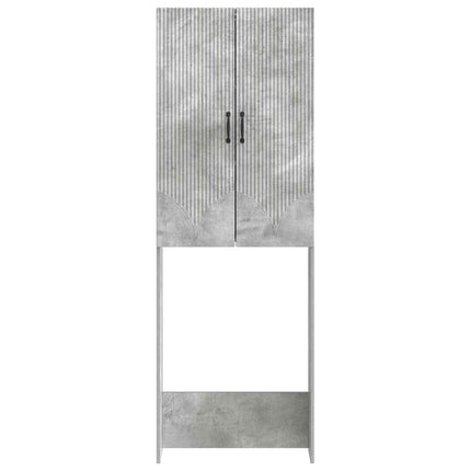 Toalett skåp HOORN Betonggrå 66 x 25,5 x 190 cm Konstruerat trä