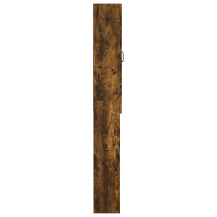 Toalett skåp HOORN Rökt ek 66 x 25,5 x 190 cm Konstruerat trä