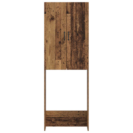 Toalett skåp HOORN Gammalt trä 66 x 25,5 x 190 cm