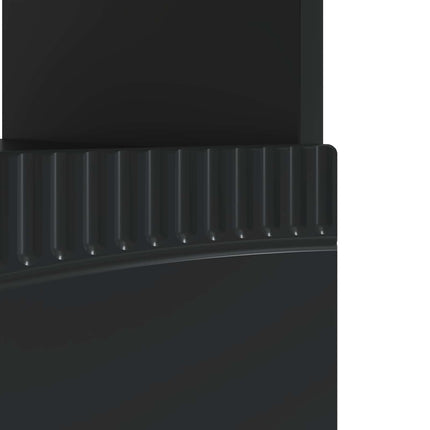LED TV-skåp Svart Konstruerat trä