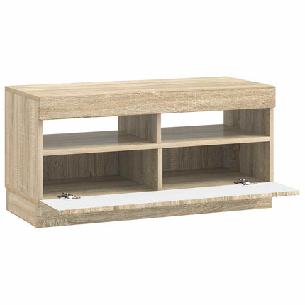 LED TV-skåp Sonoma-ek Konstruerat trä