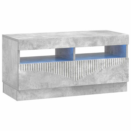 LED TV-skåp Betonggrå Konstruerat trä