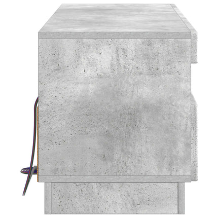 LED TV-skåp Betonggrå Konstruerat trä