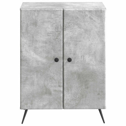 Badrumsskrubb BREDA Betonggrå 59,5 x 31 x 80 cm Konstruerat trä