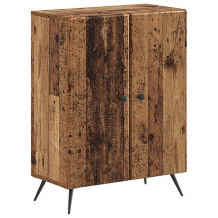 Badrumsskrubb BREDA Gammalt trä 59,5 x 31 x 80 cm
