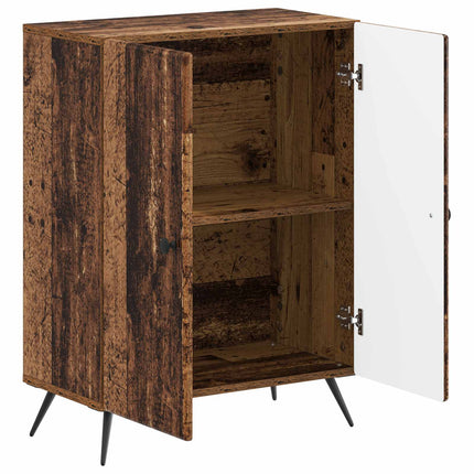 Badrumsskrubb BREDA Gammalt trä 59,5 x 31 x 80 cm
