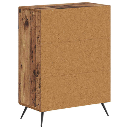 Badrumsskrubb BREDA Gammalt trä 59,5 x 31 x 80 cm
