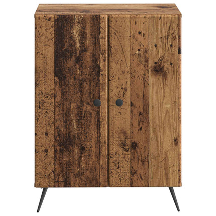 Badrumsskrubb BREDA Gammalt trä 59,5 x 31 x 80 cm