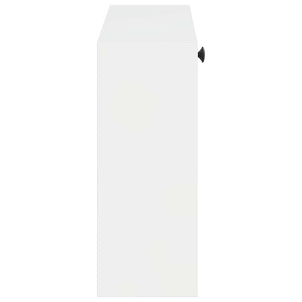 Väggmonterad skoskåp BREDA 71 x 17 x 43 cm Konstruerat trä