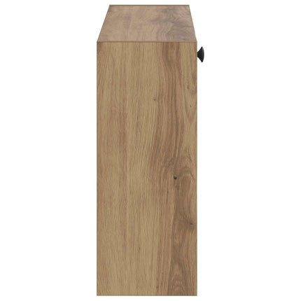 Väggmonterad skoskåp BREDA 71 x 17 x 43 cm Konstruerat trä