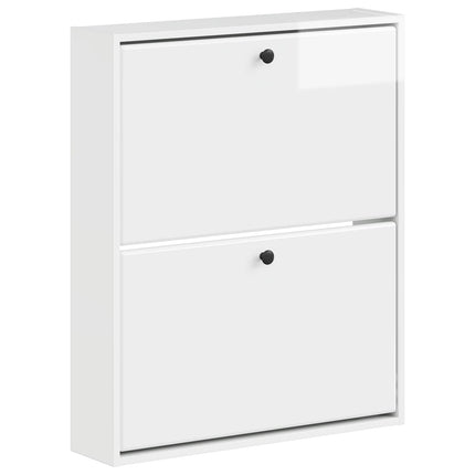 Väggmonterad skoskåp BREDA 71 x 17 x 86 cm Konstruerat trä