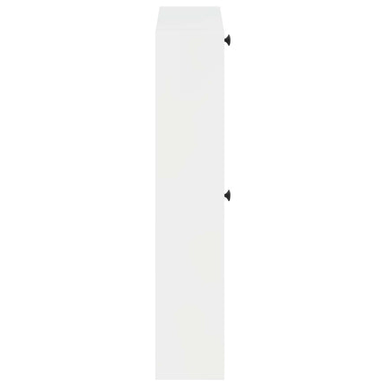Väggmonterad skoskåp BREDA 71 x 17 x 86 cm Konstruerat trä
