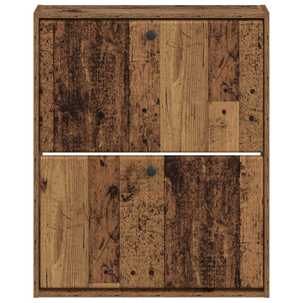 Väggmonterad skoskåp BREDA 71 x 17 x 86 cm Konstruerat trä