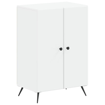 Skoskåp BREDA 59,5 x 39,5 x 90 cm Konstruerat trä Vit