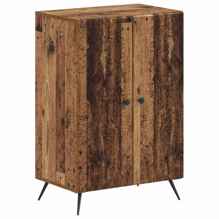Skoskåp BREDA 59,5 x 39,5 x 90 cm Konstruerat trä Gammalt trä