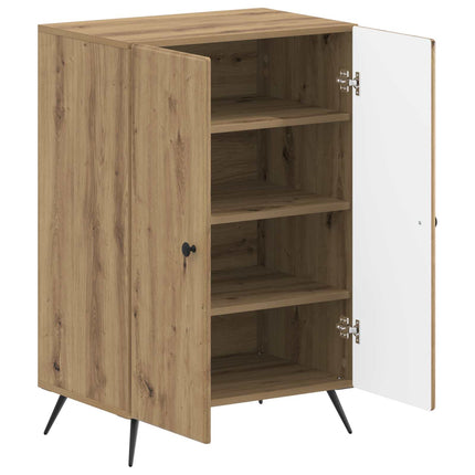 Skoskåp BREDA 59,5 x 39,5 x 90 cm Konstruerat trä Artisan-ek