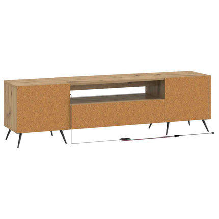 LED TV-skåp Artisan-ek Konstruerat trä