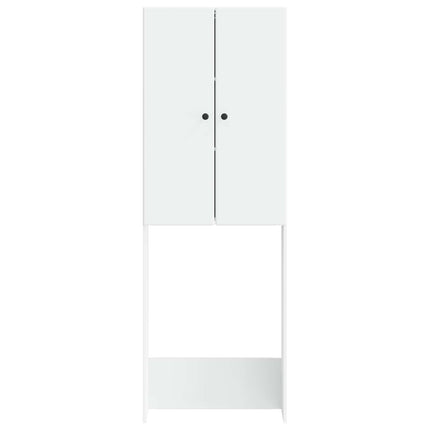 Toalett skåp BREDA Vit 66 x 25,5 x 190 cm Konstruerat trä