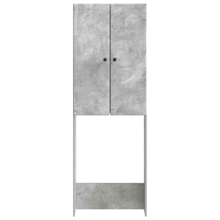 Toalett skåp BREDA Betonggrå 66 x 25,5 x 190 cm Konstruerat trä