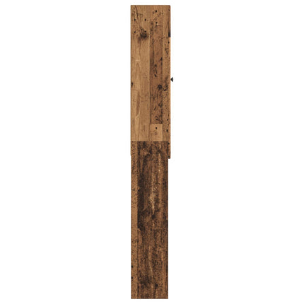 Toalett skåp BREDA Gammalt trä 66 x 25,5 x 190 cm