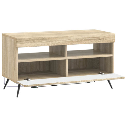 LED TV-skåp Sonoma-ek Konstruerat trä